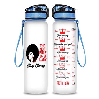 The No1 Rule Of A Lady Stay Classy Hydro Tracking Bottle | Seseable CA
