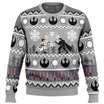 The Rise Of The Holidays Star Wars Ugly Christmas Sweater, Ugly Christmas Sweater For Men Women | Favorety