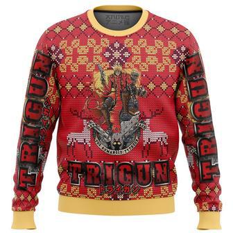 Trigun Alt Ugly Christmas Sweater, Ugly Christmas Sweater For Men Women, ShopKetharses Shop | Favorety