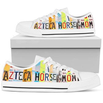 Women's Low Top Canvas Shoes For Azteca horse Mom | Favorety