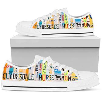 Women's Low Top Licence Plate Shoes For Clydesdale horse Mom - Monsterry CA