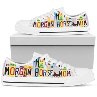 Women's Low Top Licence Plate Shoes For Morgan horse Mom - Monsterry DE