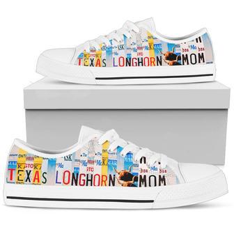 Women's Low Top Licence Plate Shoes For Texas Longhorn Mom | Favorety CA