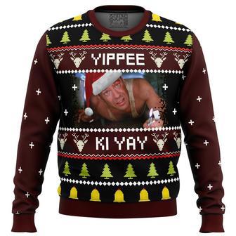 Yippee Ki Yay Ugly Dia Hard Christmas Sweater, Ugly Christmas Sweater For Men Women | Favorety CA