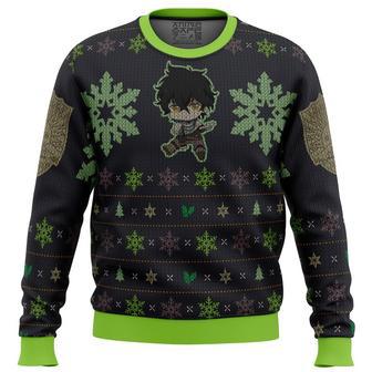 Yuno Black Clover Ugly Christmas Sweater, Ugly Christmas Sweater For Men Women, ShopKetharses Shop | Favorety AU