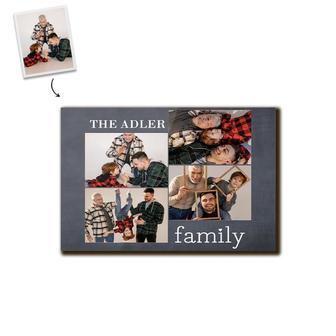 Custom Our Family Wood Photo Panel | Custom Photo | Photo Gifts For Family | Personalized Family Wood Panel | Seseable CA
