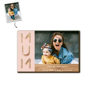 Custom Photo Woodblock Photo Wood Panel | Custom Photo | Gifts For Mom | Personalized Mothers Day Wood Panel | Seseable CA