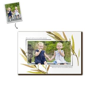 Custom Fall Foliage Photo Wood Panel | Custom Photo | Photo Frame Gifts | Personalized Photo Wood Panel - Seseable