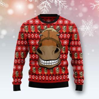 Funny Horse Christmas Ugly Christmas Sweater | Favorety