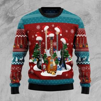 Guitar Christmas Ugly Christmas Sweater | Favorety AU