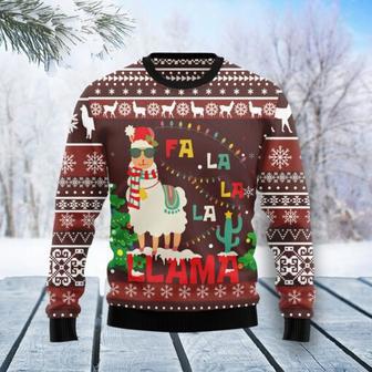 Llama Falalala Christmas Ugly Christmas Sweater | Favorety UK