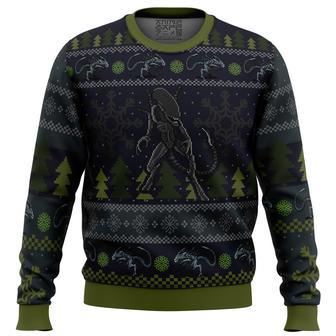 A Christmas Bug Hunt Xenomorph Ugly Christmas Sweater | Favorety UK