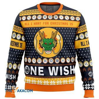 A Very Shenron Christmas Dragon Ball Z Gift For Fan Anime Christmas Ugly Sweater | Favorety AU