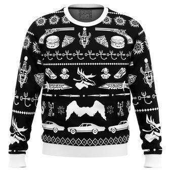 A Very Supernatural Christmas Supernatural Ugly Christmas Sweater | Favorety AU