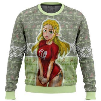 Ahegao Zelda Ugly Christmas Sweater | Favorety UK