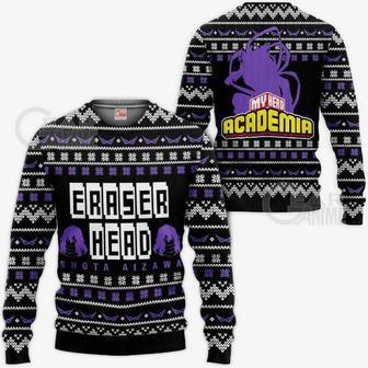 Aizawa Eraser Head My Hero Academia Ugly Christmas Knitted Sweater | Favorety CA