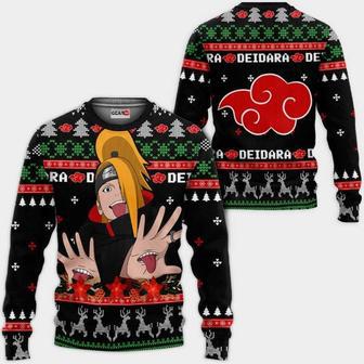 Akatsuki Deidara Nrt Anime Xmas Ugly Christmas Knitted Sweater | Favorety UK