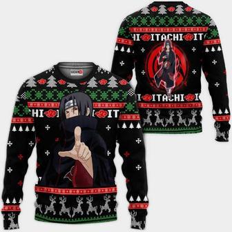 Akatsuki Itachi Nrt Anime Xmas Ugly Christmas Knitted Sweater | Favorety DE