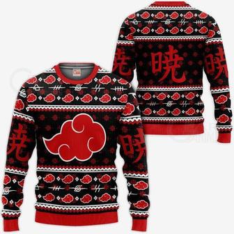 Akatsuki Ugly Christmas Anime Custom Xmas Knitted Sweater | Favorety AU