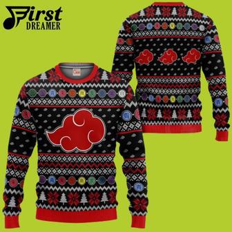 Akatsuki Ugly Christmas Sweater Naruto Anime Custom Xmas Gift | Favorety AU