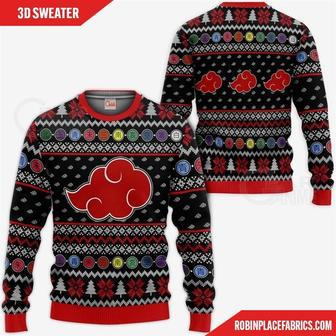 Akatsuki Ugly Christmas Sweater Naruto Anime Xmas Gift Idea | Favorety AU