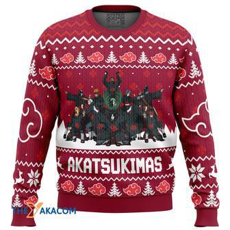 Akatsukimas Akatsuki Gift For Fan Anime Christmas Ugly Sweater | Favorety UK