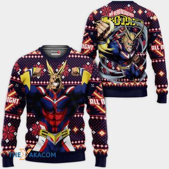 All Might Custom Anime My Hero Academia Gift For Fan Anime Christmas Ugly Sweater | Favorety AU