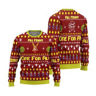 All Might My Hero Academia Ugly Christmas Sweater | Favorety