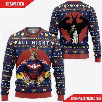 All Might Ugly Christmas Sweater My Hero Academia Anime Xmas Shirt | Favorety DE