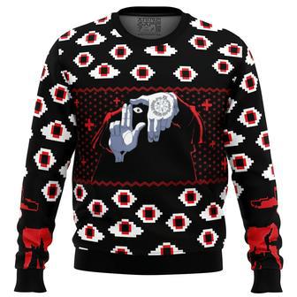 Alucard Eyes Hellsing Ugly Christmas Sweater | Favorety