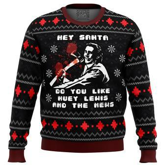 American Santa American Psycho Ugly Christmas Sweater | Favorety CA