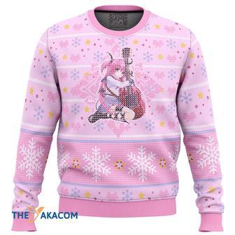 Angel Beats Yui Loves Guitar Custom Gift For Fan Anime Christmas Ugly Sweater | Favorety DE