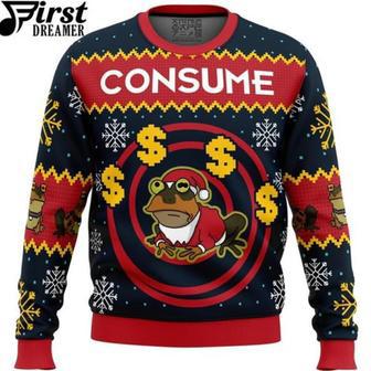 Anime Hypnotoad Consume Futurama Ugly Christmas Sweater | Favorety CA