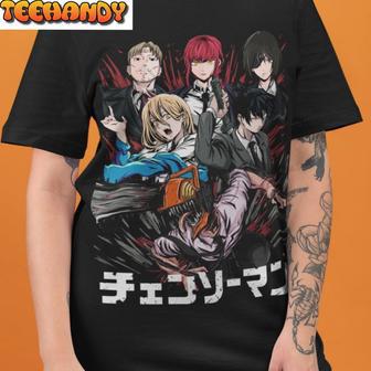 Anime Manga Shirt - Enji Makima Pochita Horror Anime Sweatshirt | Favorety