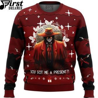 Anime Sweater Alucard Hellsing Ugly Christmas Sweater | Favorety AU