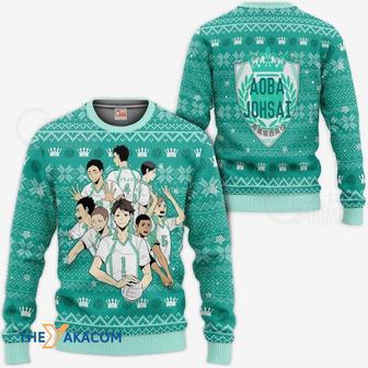 Aoba Johsai Haikyuu Anime Custom Gift For Fan Anime Christmas Ugly Sweater | Favorety