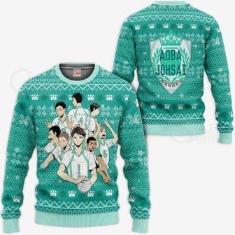 Aoba Johsai Haikyuu Anime Xmas Ugly Christmas Knitted Sweater | Favorety UK