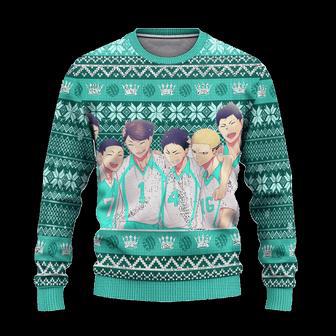 Aoba Johsai High Ugly Christmas Sweater Haikyuu Anime Xmas Gift | Favorety CA