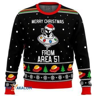 Area Aliens Gift For Fan Anime Christmas Ugly Sweater | Favorety CA