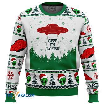 Area Get in Loser Gift For Fan Anime Christmas Ugly Sweater | Favorety AU