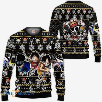 ASL Pirates Anime One Piece Custom Gift For Fan Anime Christmas Ugly Sweater | Favorety DE