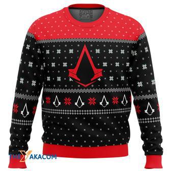 Assassins Creed Assassin Insignia Symbol Gift For Fan Anime Christmas Ugly Sweater | Favorety UK