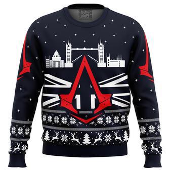 Assassins Creed London Bridge Ugly Christmas Sweater | Favorety