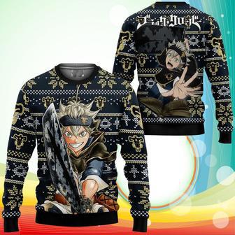 Asta Ugly Christmas Sweater Anime Black Clover Xmas Gifts | Favorety AU