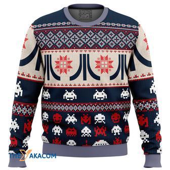 Atari Classic Gift For Fan Anime Christmas Ugly Sweater | Favorety CA