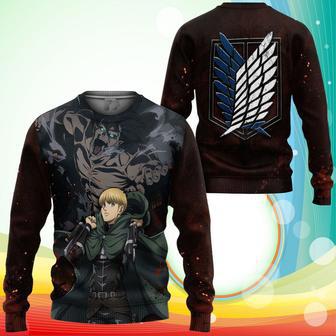 Attack On Tian Armin Arlert Sweatshirt AOT Final Season Anime Printed Sweater | Favorety DE