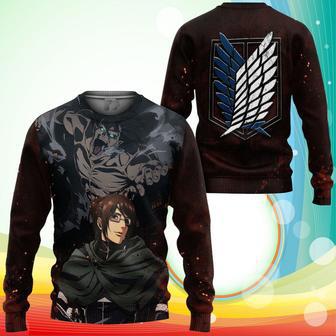 Attack On Tian Hange Zoe Sweatshirt AOT Final Season Anime Printed Sweater | Favorety AU