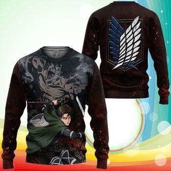 Attack On Tian Levi Arlert Sweatshirt AOT Final Season Anime Printed Sweater | Favorety CA