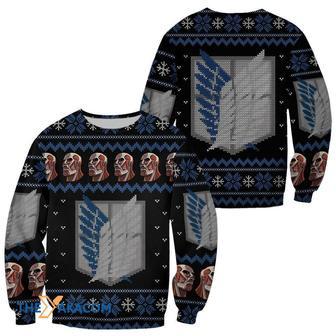 Attack On Titan Shirt Scout Custom Gift For Fan Anime Christmas Ugly Sweater | Favorety UK