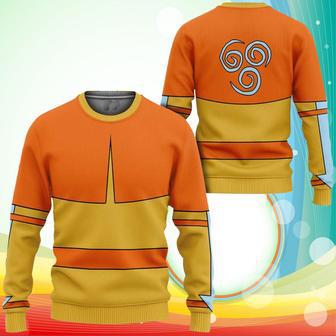 Avatar The Last Airbender Aang Uniform Sweatshirt Anime Costume | Favorety UK